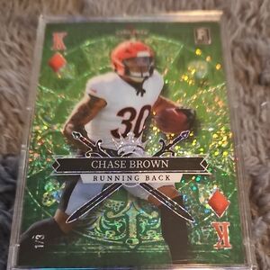 1/3 Wild Card Stacked Deck Chase Brown Football Trading Card